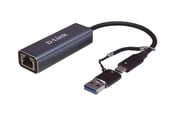 Netwerk-adapter (netwerkkaart, printserver, enz.) - D-Link DUB-2315 - Netwerkadapter - USB-C / Thunderbolt 3 - 2.5GBase-T x 1 - DUB-2315