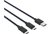 Gaming accessoires - Venom Dual Play & Charge Kabel - Wired Charging cable for wireless game controller - Sony PlayStation 5 - VS5002