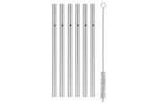 Keuken accessoires - WMF Baric straw 6 pcs. 18 cm w. brush - 0608976040