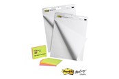 Schrijfblokken, formulieren en notitieboekjes - 3M Post-it Super Sticky - easel pad - 635 x 762 mm - 30 sheets (pack of 2) - 7000080909