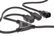 Voedingskabel (intern) - DIGITUS Y-power Cord Cable - AK-440400-017-S