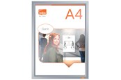 Conferentie & Presentatie - Nobo Impression Pro A4 Poster Clicklijst met geanodiseerde frame - 1915578