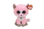 Pop, teddybeer en materiaal - Ty Beanie Boos - Fiona Pink Cat 15cm - 0008421363667