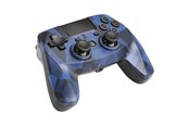 Gaming accessoires - Snakebyte GAME:PAD 4 S WIRELESS (CAMO BLUE) - Wireless Controller - Sony PlayStation 4 - SB912726