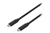 USB-kabel - DIGITUS - USB-C cable - USB-C to USB-C - 1 m - AK-300139-010-S