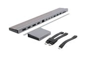 Docking station - Targus HyperDrive - Docking station - USB-C x 2 - 3 x HDMI 3 x DP - GigE - HD156