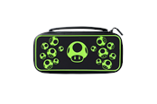 Gaming accessoires - PDP Console Case - 1-UP Glow-in-the-dark: Consolehoesje - 1-UP Glow-in-the-dark - Bag - Nintendo Switch - 500-224-1UP