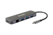 Docking station - D-Link DUB-2334 - Docking station - USB-C - HDMI - GigE - DUB-2334