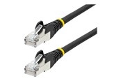 Netwerk - kabel - StarTech.com 10m CAT6a Ethernet Cable - Black - Low Smoke Zero Halogen (LSZH) - Zwart - 10m - NLBK-10M-CAT6A-PATCH