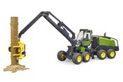 Speelgoedauto - Bruder John Deere Harvester 1270 G met stam - BR2135