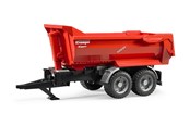 Speelgoedauto - Bruder Krampe Tandem-Halfpipe tipping trailer - BR2225