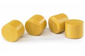 Speelgoedauto - Bruder Access.: 4 round hay bales ockery for Claas Rolland 250 - BR2344