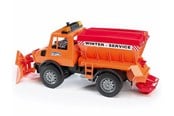 Speelgoedauto - Bruder MB Unimog winter service with Sneeuw plough - BR2572