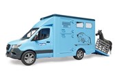 Speelgoedauto - Bruder Mercedes-Benz Sprinter Dierentransport met paard speelgoed - 02674