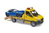 Speelgoedauto - Bruder MB Sprinter transporter with Roadster and L & s Module - BR2675
