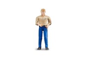 Speelgoedauto - Bruder Man light skin blue jeans - BR60006