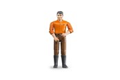 Speelgoedauto - Bruder Man light skin Bruin jeans - BR60007