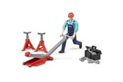 Speelgoedauto - Bruder Figuren Set Garage-uitrusting - BR62100