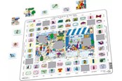 Puzzels - Larsen Puzzles Learning English at the Cafe (Maxi) - LA-EN2EN