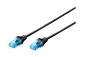 Netwerk - kabel - DIGITUS Professional patch cable - 1 m - black - Zwart - 1m - DK-1512-010/BL