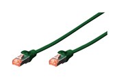 Netwerk - kabel - DIGITUS Professional patch cable - 1 m - green RAL 6016 - 1m - DK-1644-010/G
