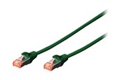 Netwerk - kabel - DIGITUS Professional patch cable - 25 cm - green - Groen - 0.25m - DK-1644-0025-G-10