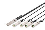 Netwerk - kabel - DIGITUS 40GBase direct attach cable - 3 m - Zwart - 3m - DN-81323