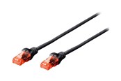 Netwerk - kabel - DIGITUS Professional patch cable - 2 m - black - Zwart - 2m - DK-1617-020/BL
