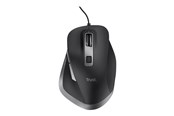 Muis - Trust Fyda Comfort - Muis - Optisch - 6 knoppen - Zwart - 24728