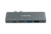 Docking station - Canyon DS-5 - docking station - USB-C - 7-slot - HDMI - CNS-TDS05B