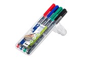 Schrijf- en tekengerei - Staedtler Universele pen Lumocolor perm B 4 stuks - 314 WP4