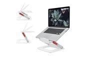 Systeemaccessoires - Leitz Ergo Verstelbare Multi-hoek Laptopstandaard, 63% gerecycled plastic, wit - 64240001
