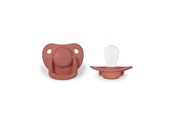 Babyspullen - Filibabba Fopspenen 2-pack - Koraal 0-6 months - FI-PH055