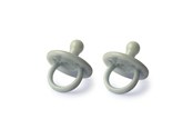 Babyspullen - Filibabba Silicone pacifier 2-pack - Mosgroen - FI-01672