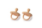 Babyspullen - Filibabba Silicone pacifier 2-pack - Perzik - FI-01668