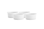 Keuken accessoires - Pillivuyt Serie Originale Ramekin low no. 1 Dia 9 x 4 cm 15 cl 4 pcs. White - 18763