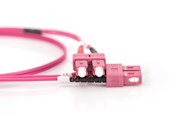 Netwerk - kabel - DIGITUS Fiber Optic Multimode Patch Cord - 3m - 3m - DK-2522-03-4