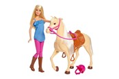 Dolls & Accessories - Barbie Doll & Horse Speelset - FXH13