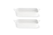Keuken accessoires - Pillivuyt Toulouse Dish 31 x 18 x 6.5 cm 2.2 liters 2 pcs. White - 24228