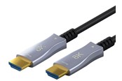 Beelscherm- en tv-kabel - Pro HDMI 2.1 Hybrid - 100m - Zwart - 4040849655654