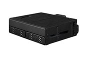Harde schijf accessoires - Icy dock ToughArmor MB105VP-B - opslagstation kooi - robuust - NVMe PCIe - U.2 U.3 - MB105VP-B