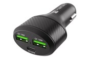 Mobiel - Adapters & Opladers - Natec Coney car power adapter - 2 x USB 24 pin USB-C - NUC-1981