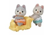 Pop, teddybeer en materiaal - Sylvanian Families Husky Twins - 5638