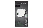 Mobiel - Adapters & Opladers - Vivanco CHARGVVUSB3.4AW Stroom AV / multimedia paneel - USB - 37563