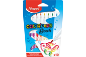 Schrijf- en tekengerei - Maped Color'Peps Brush Felt-pens x10 - 848010