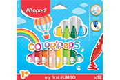Schrijf- en tekengerei - Maped Color'Peps My First Jumbo Felt-pens x12 - 846020