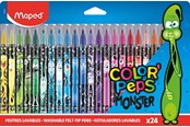 Schrijf- en tekengerei - Maped Color'Peps Monster Felt-pens x 24 - 845401