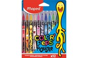 Schrijf- en tekengerei - Maped Color'Peps Monster Felt-pens x 12 - 845400