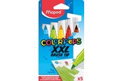 Schrijf- en tekengerei - Maped Color'Peps XXL Brush Tip felt-pens x5 - 844705