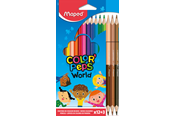 Schrijf- en tekengerei - Maped Color'Peps World Colour pencils x15 - 832071